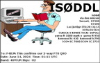 IS0DDL 20240614 0111 40M FT8