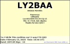 LY2BAA 20230215 1846 20M FT8