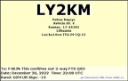 LY2KM 20221230 2208 60M FT8