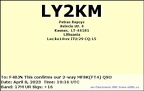 LY2KM 20230408 1916 17M MFSK