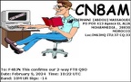 CN8AM 20240209 1022 10M FT8