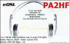 PA2HF 20250509 1225 20M FT8