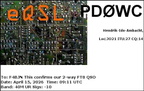 PD0WC 20260415 0911 40M FT8