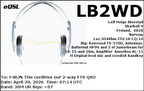 LB2WD 20260429 0714 20M FT8