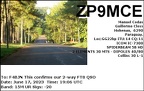 ZP9MCE 20230617 1906 15M FT8