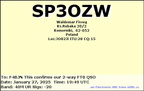 SP3OZW 20250127 1949 40M FT8