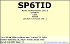 SP6TID 20260213 2016 60M FT8