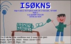 IS0KNS 20250422 2207 40M FT8