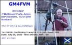 GM4FVM 20230726 0808 10M FT8