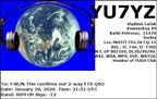 YU7YZ 20260120 2151 80M FT8