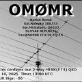 OM0MR 20250310 1300 20M MFSK