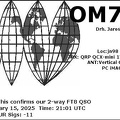 OM7JN 20250215 2101 40M FT8