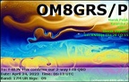 OM8GRS-P 20230424 0613 17M FT8
