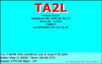 TA2L 20260507 1846 17M FT8