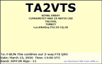 TA2VTS 20260315 1406 20M FT8