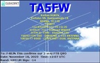 TA5FW 20231118 1207 10M FT8