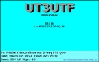 UT3UTF 20240317 2227 30M FT8