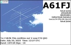 A61FJ 20230729 1227 10M FT8